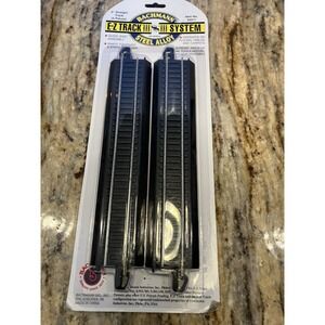 Bachmann EZ Track HO Scale 9" Straight Black Roadbed 4-Pack #44411